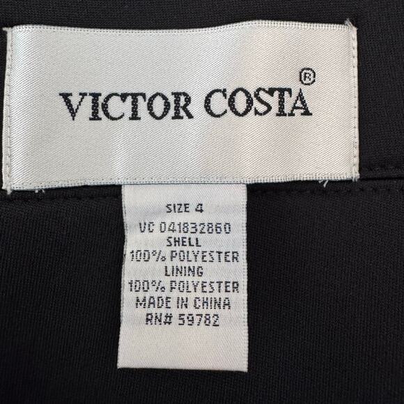 Victor Costa Tiered Strapless Corset Knee Length A-Line Cocktail Dress Women's 4 - Picture 9 of 14